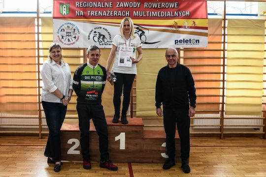 Gm. Chełm. Regionalne Zawody Rowerowe na Trenażerach Multimedialnych [GALERIA ZDJĘĆ]