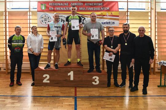 Gm. Chełm. Regionalne Zawody Rowerowe na Trenażerach Multimedialnych [GALERIA ZDJĘĆ]