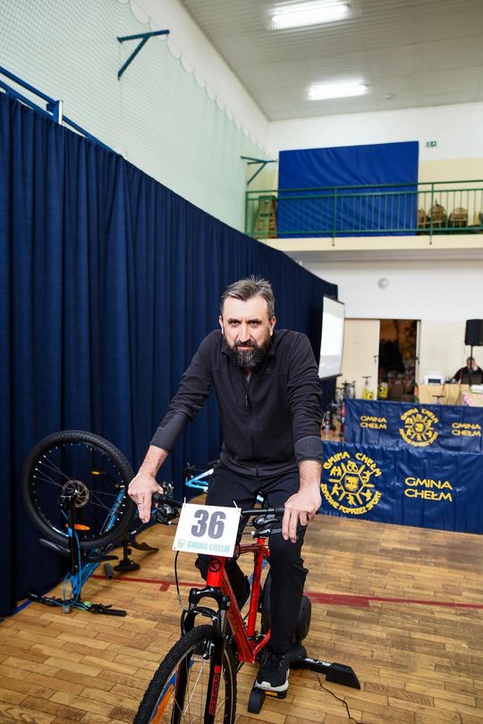 Gm. Chełm. Regionalne Zawody Rowerowe na Trenażerach Multimedialnych [GALERIA ZDJĘĆ]