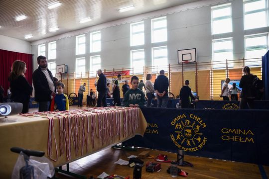 Gm. Chełm. Regionalne Zawody Rowerowe na Trenażerach Multimedialnych [GALERIA ZDJĘĆ]