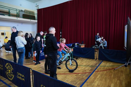 Gm. Chełm. Regionalne Zawody Rowerowe na Trenażerach Multimedialnych [GALERIA ZDJĘĆ]