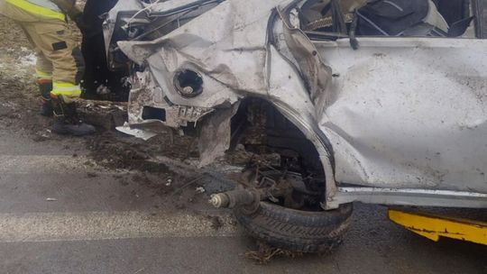 Dramatyczny wypadek. Kobieta walczy o życie [ZDJĘCIA]