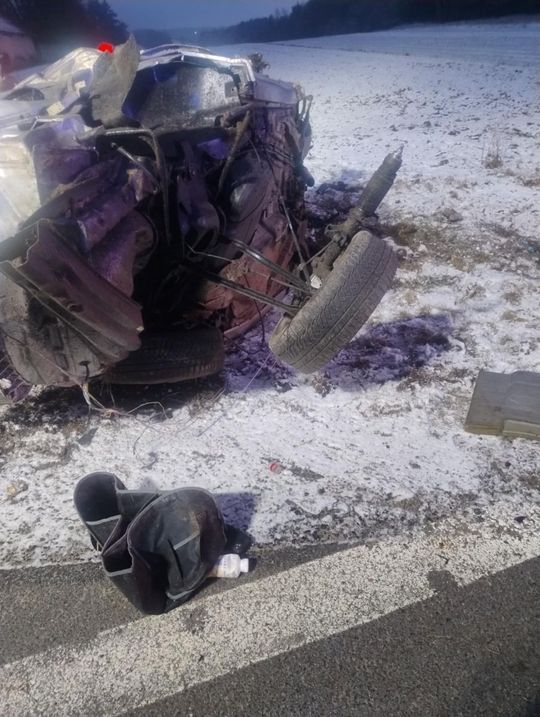 Dramatyczny wypadek. Kobieta walczy o życie [ZDJĘCIA]