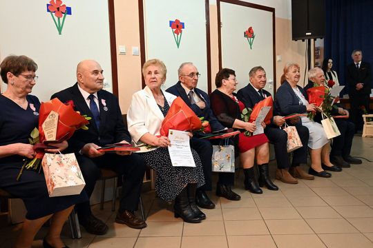 Gm. Sawin. Przeżyli razem tyle lat! Uroczysty Jubileusz Złotych Godów [GALERIA ZDJĘĆ]
