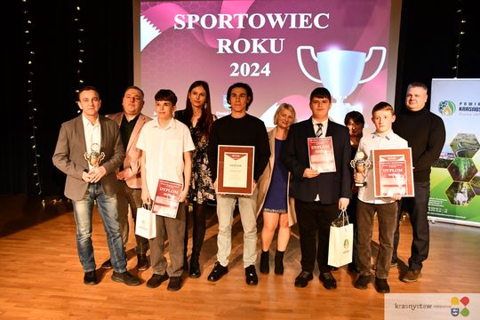 Powiat krasnostawski. Gala Mistrzów Sportu 2024. Najlepsi sportowcy nagrodzeni [GALERIA ZDJĘĆ]
