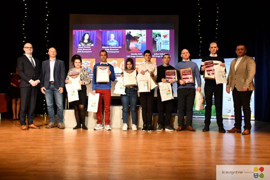 Powiat krasnostawski. Gala Mistrzów Sportu 2024. Najlepsi sportowcy nagrodzeni [GALERIA ZDJĘĆ]