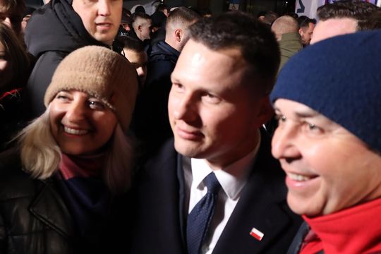 Tłumy podczas spotkania ze Sławomirem Mentzenem w Krasnymstawie [GALERIA ZDJĘĆ]