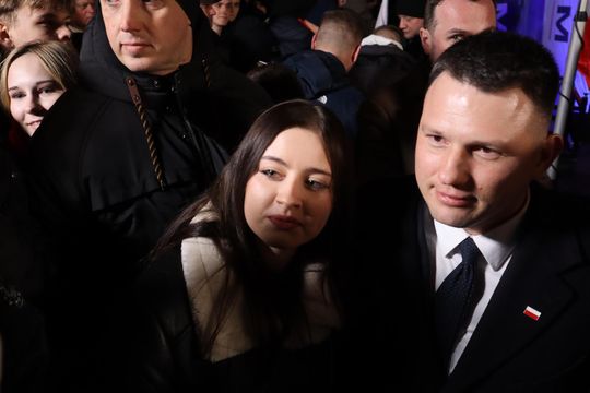 Tłumy podczas spotkania ze Sławomirem Mentzenem w Krasnymstawie [GALERIA ZDJĘĆ]