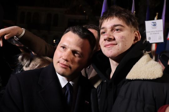 Tłumy podczas spotkania ze Sławomirem Mentzenem w Krasnymstawie [GALERIA ZDJĘĆ]