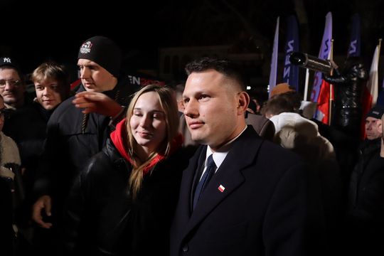 Tłumy podczas spotkania ze Sławomirem Mentzenem w Krasnymstawie [GALERIA ZDJĘĆ]
