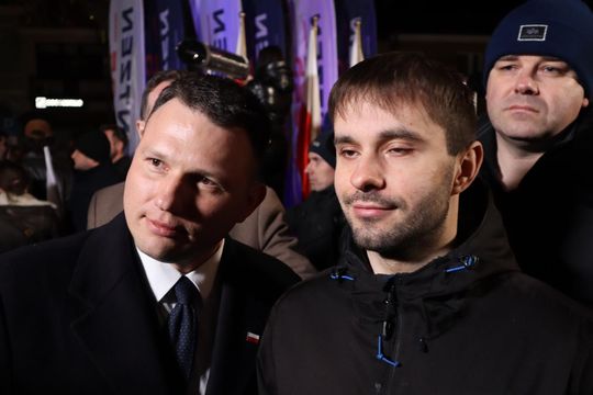 Tłumy podczas spotkania ze Sławomirem Mentzenem w Krasnymstawie [GALERIA ZDJĘĆ]