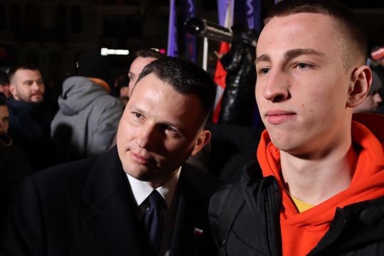 Tłumy podczas spotkania ze Sławomirem Mentzenem w Krasnymstawie [GALERIA ZDJĘĆ]