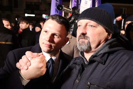 Tłumy podczas spotkania ze Sławomirem Mentzenem w Krasnymstawie [GALERIA ZDJĘĆ]