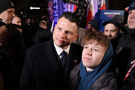 Tłumy podczas spotkania ze Sławomirem Mentzenem w Krasnymstawie [GALERIA ZDJĘĆ]