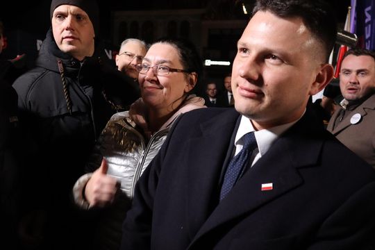 Tłumy podczas spotkania ze Sławomirem Mentzenem w Krasnymstawie [GALERIA ZDJĘĆ]