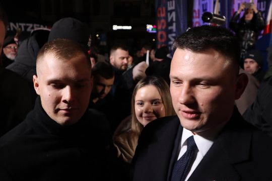 Tłumy podczas spotkania ze Sławomirem Mentzenem w Krasnymstawie [GALERIA ZDJĘĆ]