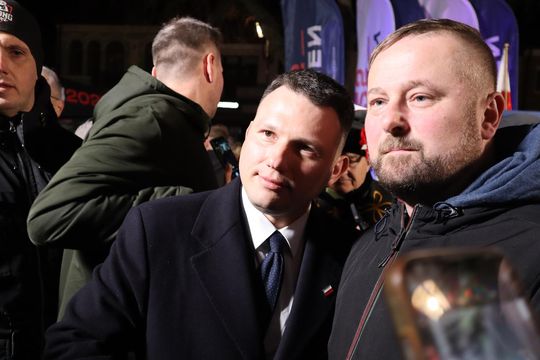 Tłumy podczas spotkania ze Sławomirem Mentzenem w Krasnymstawie [GALERIA ZDJĘĆ]