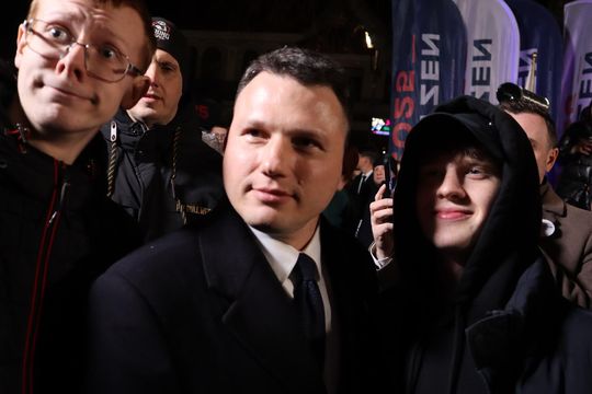 Tłumy podczas spotkania ze Sławomirem Mentzenem w Krasnymstawie [GALERIA ZDJĘĆ]