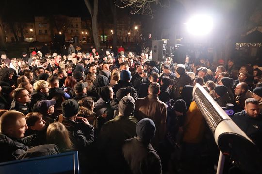 Tłumy podczas spotkania ze Sławomirem Mentzenem w Krasnymstawie [GALERIA ZDJĘĆ]