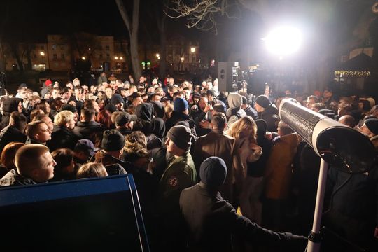 Tłumy podczas spotkania ze Sławomirem Mentzenem w Krasnymstawie [GALERIA ZDJĘĆ]