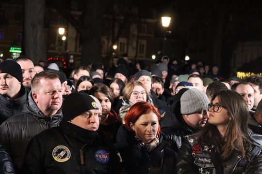 Tłumy podczas spotkania ze Sławomirem Mentzenem w Krasnymstawie [GALERIA ZDJĘĆ]