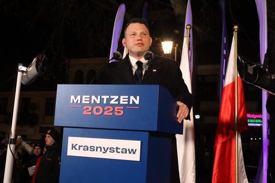 Tłumy podczas spotkania ze Sławomirem Mentzenem w Krasnymstawie [GALERIA ZDJĘĆ]