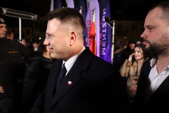 Tłumy podczas spotkania ze Sławomirem Mentzenem w Krasnymstawie [GALERIA ZDJĘĆ]