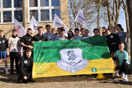 Bieg Pamięci Żołnierzy Wyklętych w szkole w Okszowie [GALERIA ZDJĘĆ]