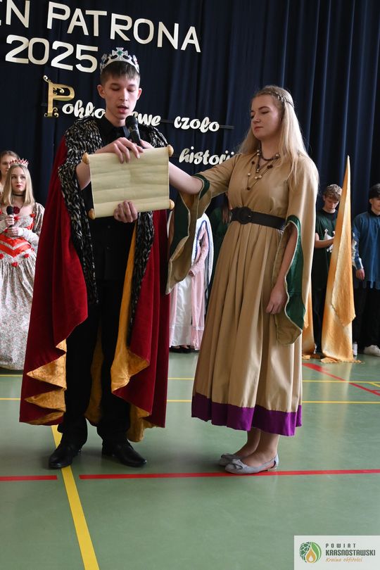 Krasnystaw. Dzień patrona w I LO im. Władysława Jagiełły [GALERIA ZDJĘĆ]