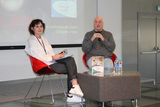 Spotkanie autorskie z Cezarym Harasimowiczem w ChBP Spotkanie autorskie z Cezarym Harasimowiczem w ChBP