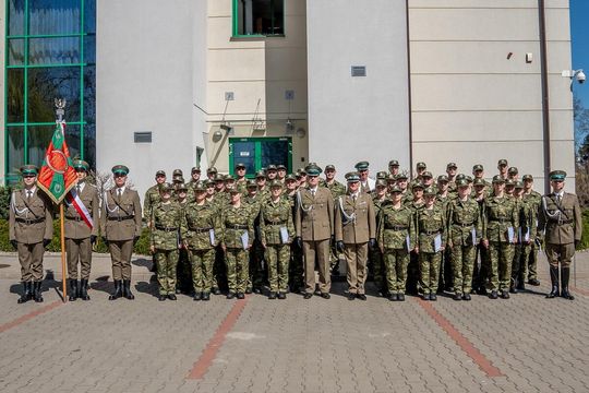 Chełm. Ślubowanie nowo przyjętych funkcjonariuszy NOSG [GALERIA ZDJĘĆ]