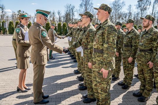 Chełm. Ślubowanie nowo przyjętych funkcjonariuszy NOSG [GALERIA ZDJĘĆ]