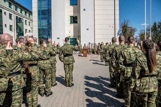 Chełm. Ślubowanie nowo przyjętych funkcjonariuszy NOSG [GALERIA ZDJĘĆ]