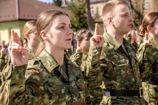 Chełm. Ślubowanie nowo przyjętych funkcjonariuszy NOSG [GALERIA ZDJĘĆ]