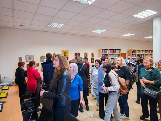 Wystawa Ikon w Bibliotece PANS w Chełmie [GALERIA ZDJĘĆ]