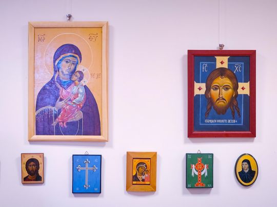 Wystawa Ikon w Bibliotece PANS w Chełmie [GALERIA ZDJĘĆ]