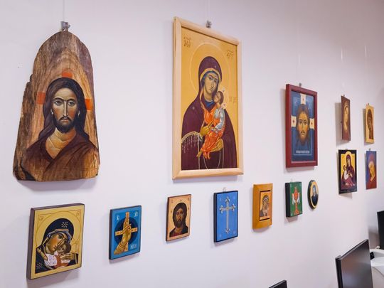 Wystawa Ikon w Bibliotece PANS w Chełmie [GALERIA ZDJĘĆ]