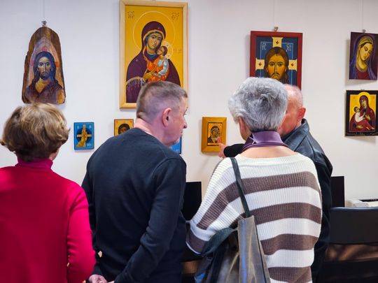 Wystawa Ikon w Bibliotece PANS w Chełmie [GALERIA ZDJĘĆ]