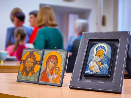 Wystawa Ikon w Bibliotece PANS w Chełmie [GALERIA ZDJĘĆ]