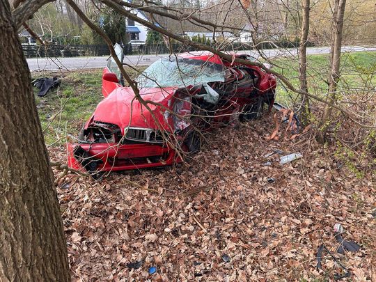 Pow. włodawski. Czołowe zderzenie osobówek w Dominiczynie [ZDJĘCIA]