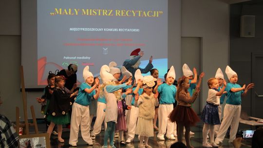 Chełm. Międzyprzedszkolny konkurs recytatorski "Mały mistrz recytacji" [GALERIA ZDJĘĆ]