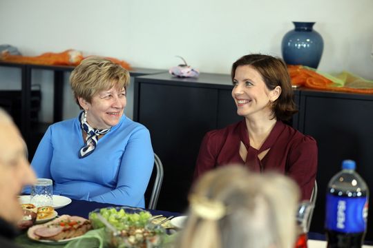 Gm. Leśniowice. Emeryci spotkali się na Misterium Wielkanocnym [GALERIA ZDJĘĆ]