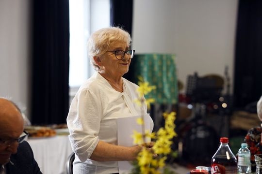 Gm. Leśniowice. Emeryci spotkali się na Misterium Wielkanocnym [GALERIA ZDJĘĆ]