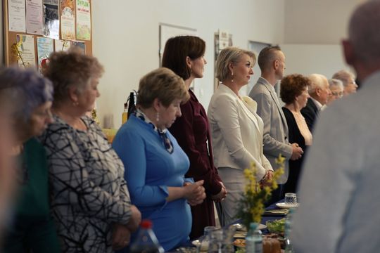 Gm. Leśniowice. Emeryci spotkali się na Misterium Wielkanocnym [GALERIA ZDJĘĆ]