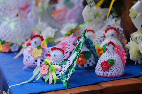 Chełm. Jarmark Wielkanocny na miejskim deptaku [GALERIA ZDJĘĆ]