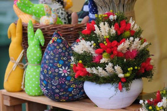 Chełm. Jarmark Wielkanocny na miejskim deptaku [GALERIA ZDJĘĆ]