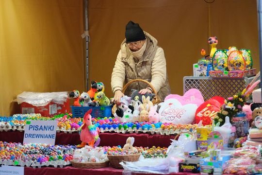 Chełm. Jarmark Wielkanocny na miejskim deptaku [GALERIA ZDJĘĆ]