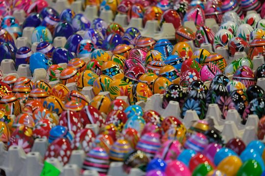 Chełm. Jarmark Wielkanocny na miejskim deptaku [GALERIA ZDJĘĆ]