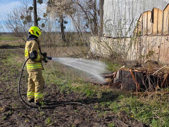 Gm. Urszulin. Pożar w Andrzejowie Osadzie. To mogło być podpalenie [ZDJĘCIA]