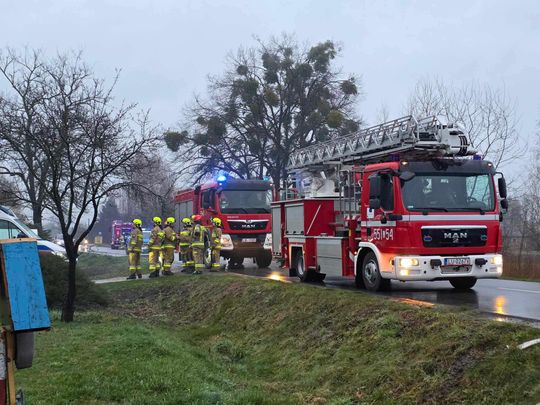 Płonął dom w gminie Urszulin. Z ogniem walczyło 8 zastępów [ZDJĘCIA]